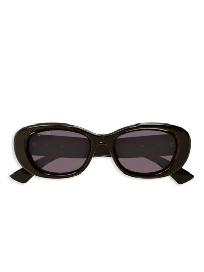 Gucci Double G Sunglasses In Brown