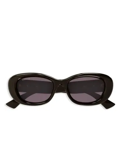 Gucci Double G Sunglasses In Brown