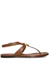 Gucci Sandalen Mit Zehensteg In Brown