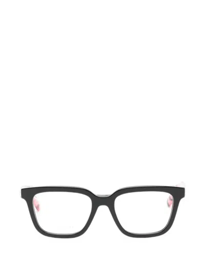 Gucci Double G Tortoiseshell-effect Glasses In Black