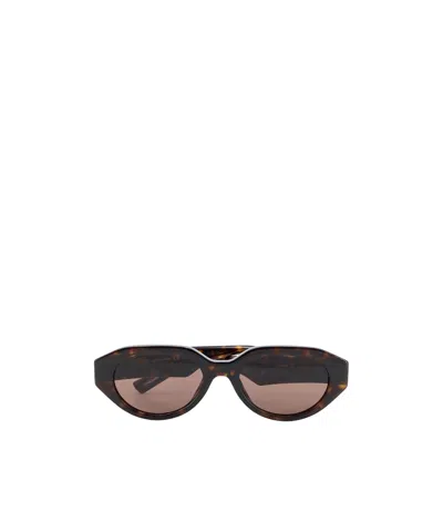 Gucci Double G Tortoiseshell-effect Sunglasses In Brown