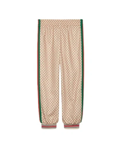 Gucci Double G Track Pants In Nude