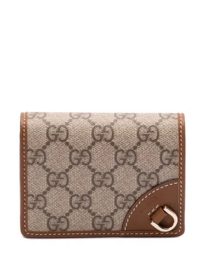 Gucci Double G Wallet In Neutrals