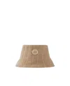 Gucci Double G Wool Bucket Hat In Nude