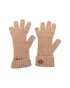 Gucci Double G Wool Gloves M (authentic Pre-loved) In Pink