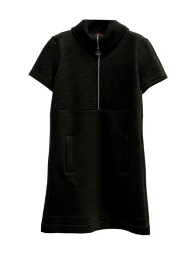 Gucci `double Gg` Dress In Black