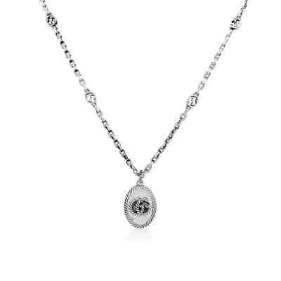Pre-owned Gucci Double Necklace In Silver