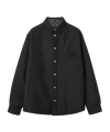 Gucci Reversible Wool And Gg Denim Shirt In Black