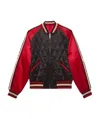 Gucci Double-sided Pilot Jacket In Black