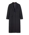 Gucci Double Wool Coat In Blue