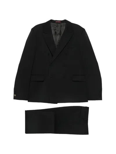 Pre-owned Gucci Double-breasted Suit In Black