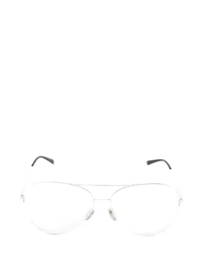 Gucci Double-bridge Pilot-frame Sunglasses In Neutral