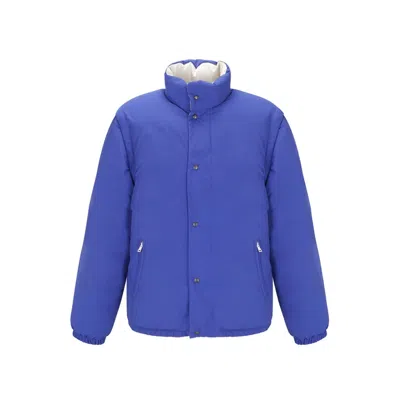 Gucci Detachable Sleeved Puffer Jacket In Blue