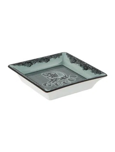 Pre-owned Gucci Dragon Catchall Dish In Multi