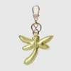 Gucci Dragonfly-shaped Keychain In Gold