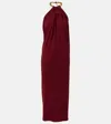 Gucci Sleeveless Dress In Rosso Ancora