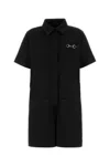 Gucci Denim Jumpsuit With Horsebit