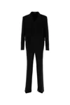 Gucci Wool Suit Double-breasted Design Structured Shoulders In Black