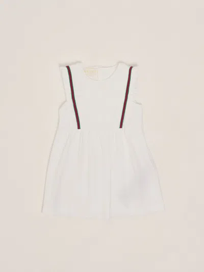 Gucci Babies' Dress Dress In Bianco