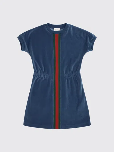 Gucci Dress Kids In Blue