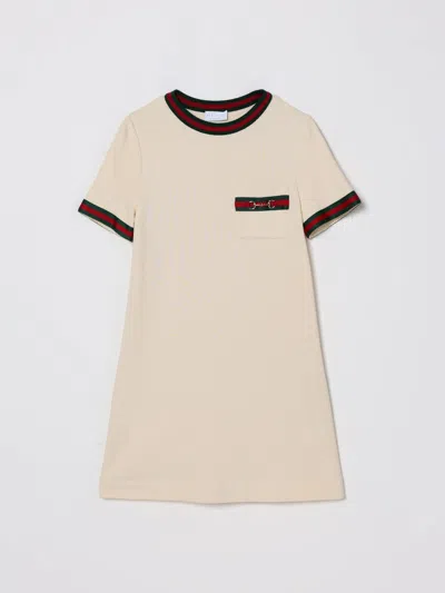 Gucci Dress Kids  In Neutral