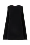 Gucci Mini Abito In Lana Nera Donna