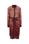 Gucci Women Printed Chemisier Dress In Multi