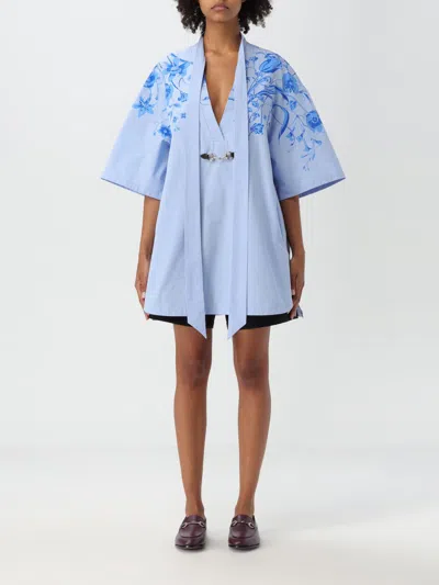 GUCCI GUCCI DRESS WOMAN BLUE