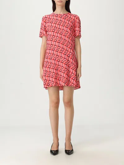 Gucci Women Clip Print Dress In Multicolor