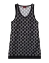 Gucci Women Embroidered Stretch Wool Blend Mini Dress In Multi