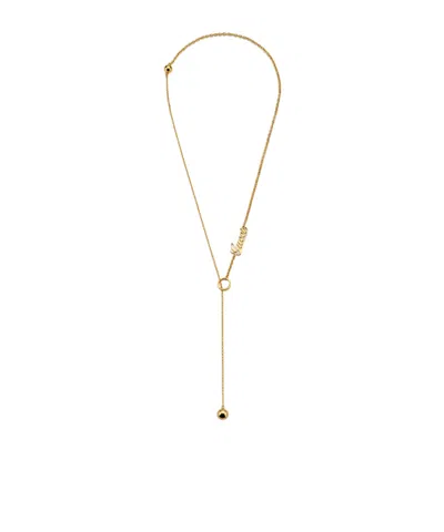 Gucci Drop Chain Necklace In Yellow