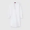 Gucci Cotton Poplin Shirt Dress With Embroidery In White