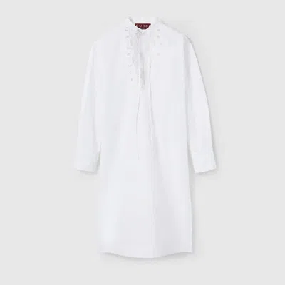 GUCCI GUCCI DRS CTN POPELINE W/HORSEBIT_18