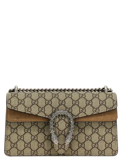 GUCCI DYONISUS SHOULDER BAGS BEIGE