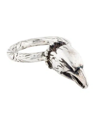 Pre-owned Gucci Eagle Ring In Multi