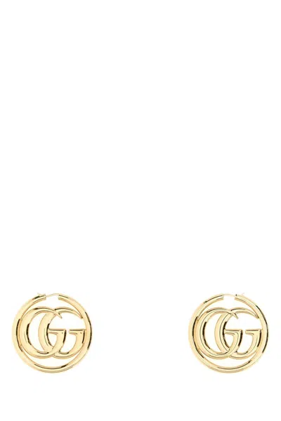 Gucci Earrings Gg Marmont In Gold