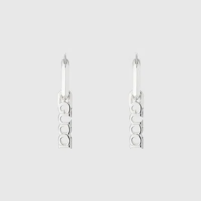 Gucci Earrings With  Script Charms In Undefined