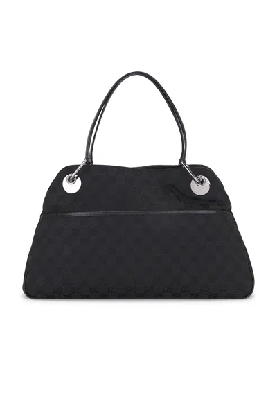 Pre-owned Gucci Eclipse Tote Bag In Black