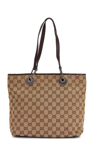 Pre-owned Gucci Eclipse Tote Bag In Black
