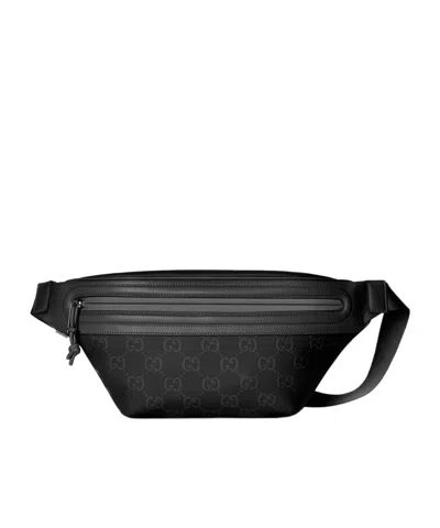 Gucci Edge Large Belt Bag In Black