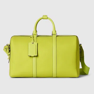 Gucci Edge Medium Duffle Bag In Green