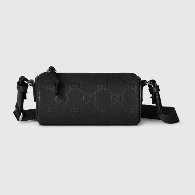 Gucci Edge Mini Cylinder Bag In Black