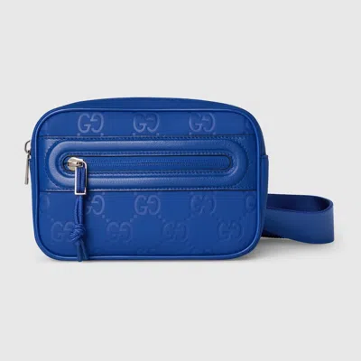 Gucci Edge Mini Slingbag In Blue