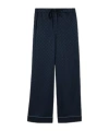 Gucci High-waisted Tweed Cropped Trousers In Blue