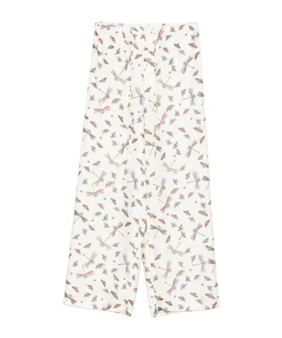 Gucci Elastic Waist Casual Pants In White