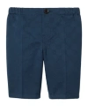 Gucci Elastic Waist Pants In Blue