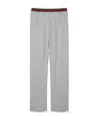 Gucci Horizontal Stripe Sweatpants In Gray