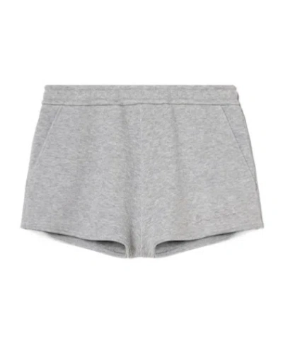 GUCCI COTTON JERSEY EMBOSSED SHORTS