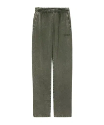 GUCCI LOGO-EMBROIDERED COTTON TRACK PANTS