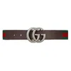 Gucci Kids' Elastic Web Belt In Green